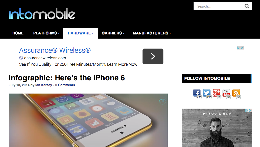 Intomobile Screen Shot